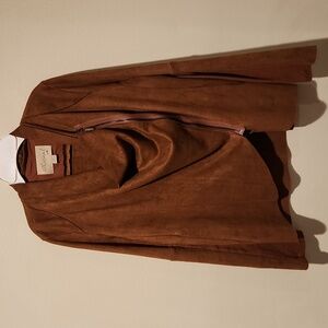 ❤️ NWOT! ETHEREAL BY PAPER CRANE FAUX SUEDE MOTO JACKET, SMALL